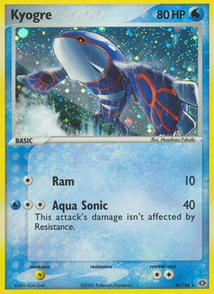 Pokemon TCG - EX Emerald - Kyogre - 6/106