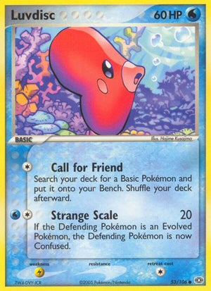 Pokemon TCG - EX Emerald - Luvdisc - 53/106