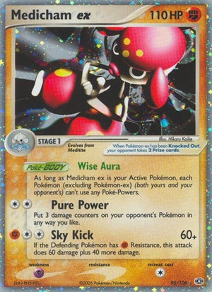 Pokemon TCG - EX Emerald - Medicham ex - 95/106