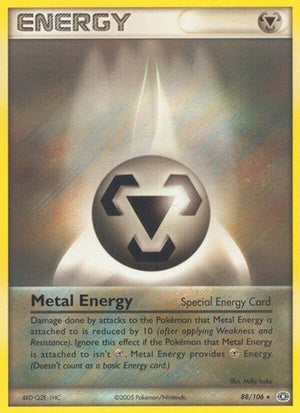 Pokemon TCG - EX Emerald - Metal Energy - 88/106 - Reverse Holofoil