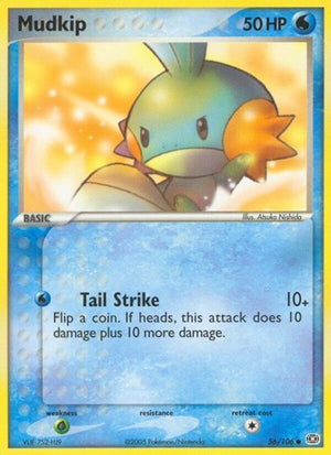 Pokemon TCG - EX Emerald - Mudkip - 56/106 - Reverse Holofoil