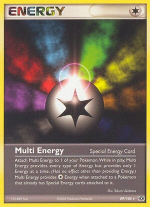 Pokemon TCG - EX Emerald - Multi Energy - 89/106 - Reverse Holofoil