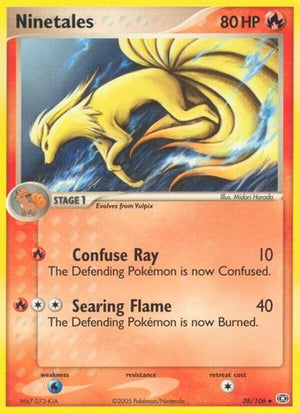 Pokemon TCG - EX Emerald - Ninetales - 38/106