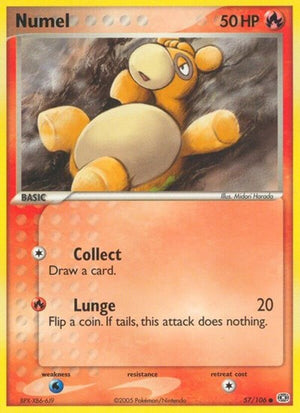 Pokemon TCG - EX Emerald - Numel - 57/106 - Reverse Holofoil