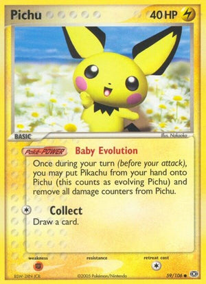 Pokemon TCG - EX Emerald - Pichu - 59/106