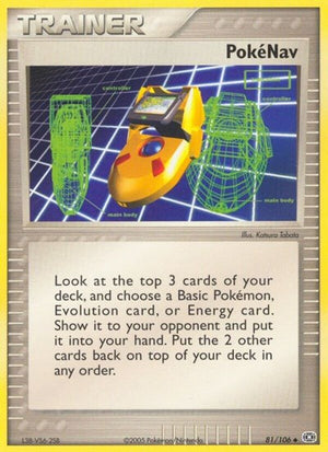 Pokemon TCG - EX Emerald - Pokenav - 81/106 - Reverse Holofoil