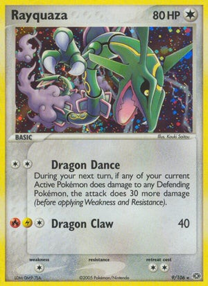 Pokemon TCG - EX Emerald - Rayquaza - 9/106 - Reverse Holofoil