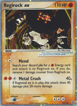Pokemon TCG - EX Emerald - Regirock ex - 99/106 - Holofoil