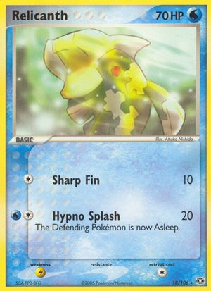 Pokemon TCG - EX Emerald - Relicanth - 18/106