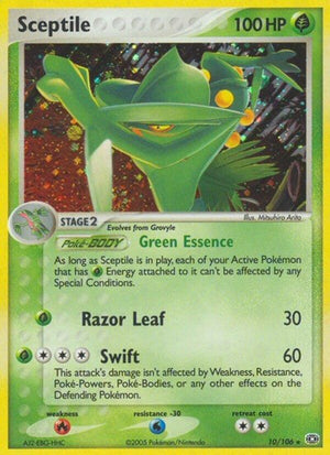 Pokemon TCG - EX Emerald - Sceptile - 10/106 - Holofoil