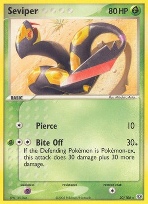 Pokemon TCG - EX Emerald - Seviper - 20/106