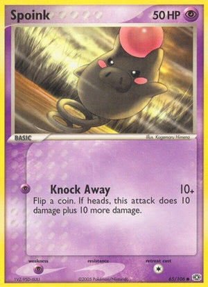 Pokemon TCG - EX Emerald - Spoink - 65/106