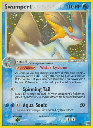 Pokemon TCG - EX Emerald - Swampert - 11/106 - Holofoil