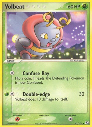 Pokemon TCG - EX Emerald - Volbeat - 42/106