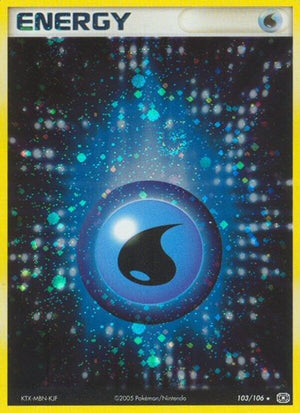 Pokemon TCG - EX Emerald - Water Energy - 103/106