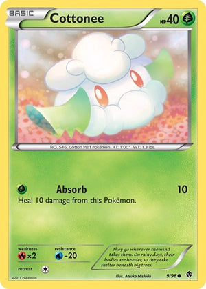 Pokemon TCG - Emerging Powers - Cottonee - 9/98 - Reverse Holofoil