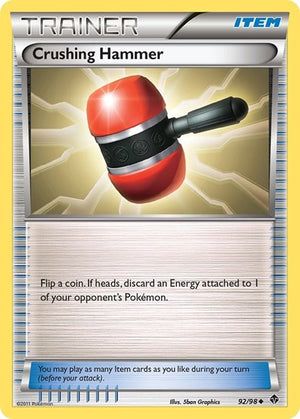 Pokemon TCG - Emerging Powers - Crushing Hammer - 92/98 - Reverse Holofoil