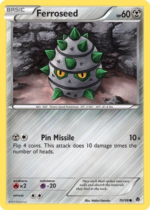 Pokemon TCG - Emerging Powers - Ferroseed - 70/98