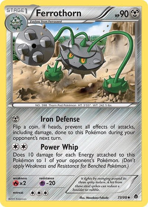 Pokemon TCG - Emerging Powers - Ferrothorn - 73/98