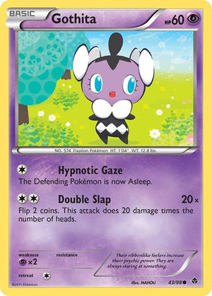Pokemon TCG - Emerging Powers - Gothita - 43/98 - Reverse Holofoil