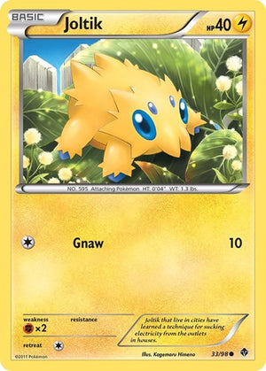 Pokemon TCG - Emerging Powers - Joltik - 33/98