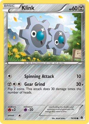 Pokemon TCG - Emerging Powers - Klink - 74/98