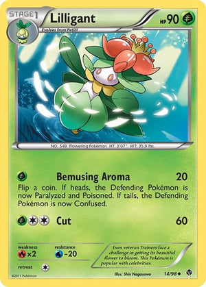 Pokemon TCG - Emerging Powers - Lilligant - 14/98