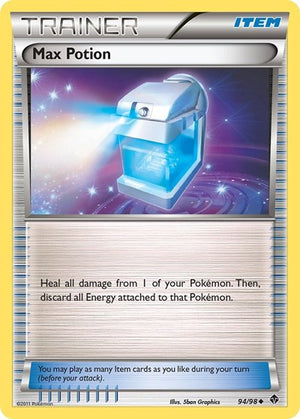 Pokemon TCG - Emerging Powers - Max Potion - 94/98 - Reverse Holofoil