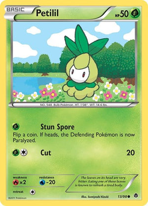Pokemon TCG - Emerging Powers - Petilil - 13/98