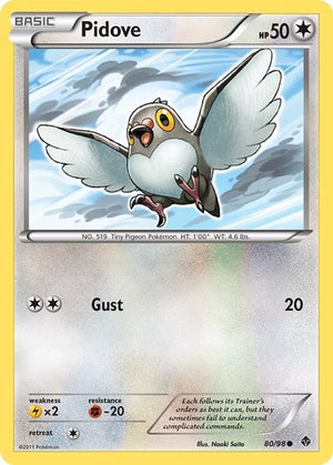 Pokemon TCG - Emerging Powers - Pidove - 80/98