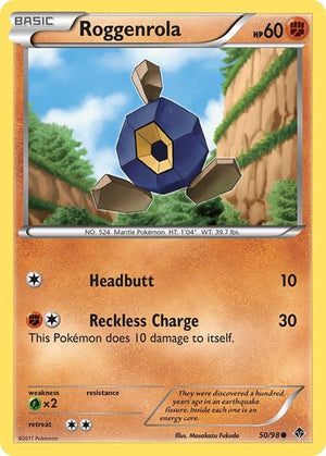 Pokemon TCG - Emerging Powers - Roggenrola - 50/98