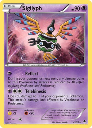 Pokemon TCG - Emerging Powers - Sigilyph - 41/98