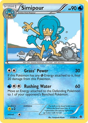 Pokemon TCG - Emerging Powers - Simipour - 23/98