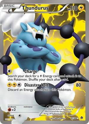 Pokemon TCG - Emerging Powers - Thundurus - 97/98 - Holofoil