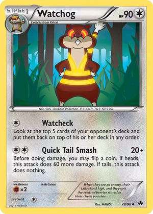 Pokemon TCG - Emerging Powers - Watchog - 79/98