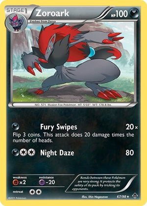 Pokemon TCG - Emerging Powers - Zoroark - 67/98 - Holofoil