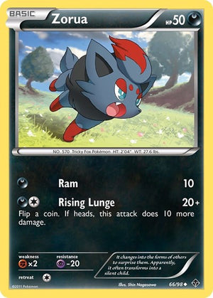 Pokemon TCG - Emerging Powers - Zorua - 66/98 - Reverse Holofoil