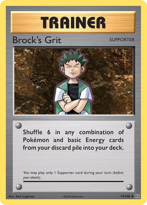 Pokemon TCG - XY - Evolutions - Brock's Grit - 74/108