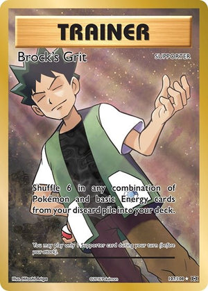 Pokemon TCG - XY - Evolutions - Brock's Grit - 107/108 - Holofoil