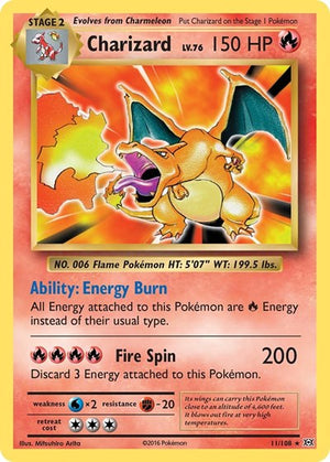 Pokemon TCG - XY - Evolutions - Charizard - 11/108 - Holofoil