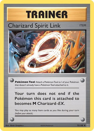 Pokemon TCG - XY - Evolutions - Charizard Spirit Link - 75/108