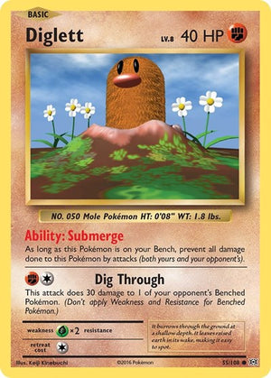 Pokemon TCG - XY - Evolutions - Diglett - 55/108