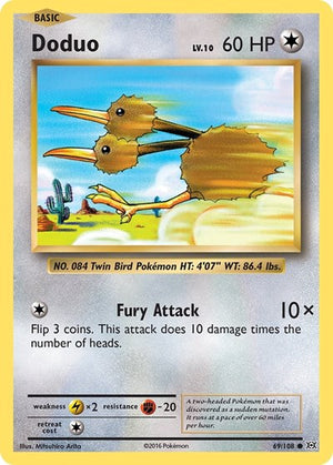 Pokemon TCG - XY - Evolutions - Doduo - 69/108