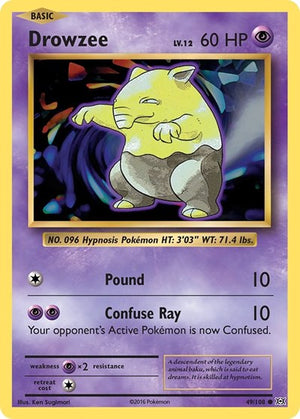Pokemon TCG - XY - Evolutions - Drowzee - 49/108