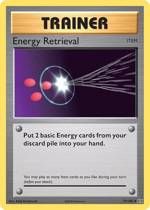 Pokemon TCG - XY - Evolutions - Energy Retrieval - 77/108