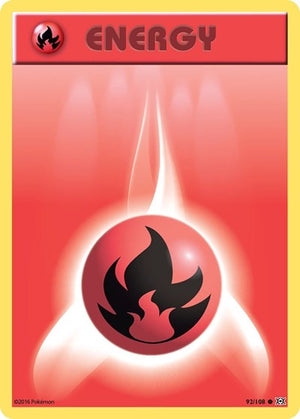 Pokemon TCG - XY - Evolutions - Fire Energy - 92/108