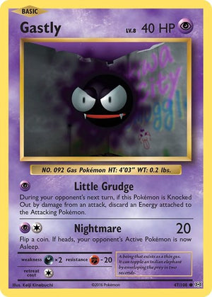 Pokemon TCG - XY - Evolutions - Gastly - 47/108