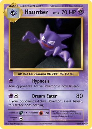 Pokemon TCG - XY - Evolutions - Haunter - 48/108
