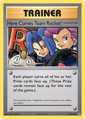Pokemon TCG - XY - Evolutions - Here Comes Team Rocket! - 113/108