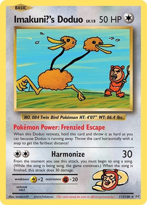Pokemon TCG - XY - Evolutions - Imakuni?'s Doduo - 112/108